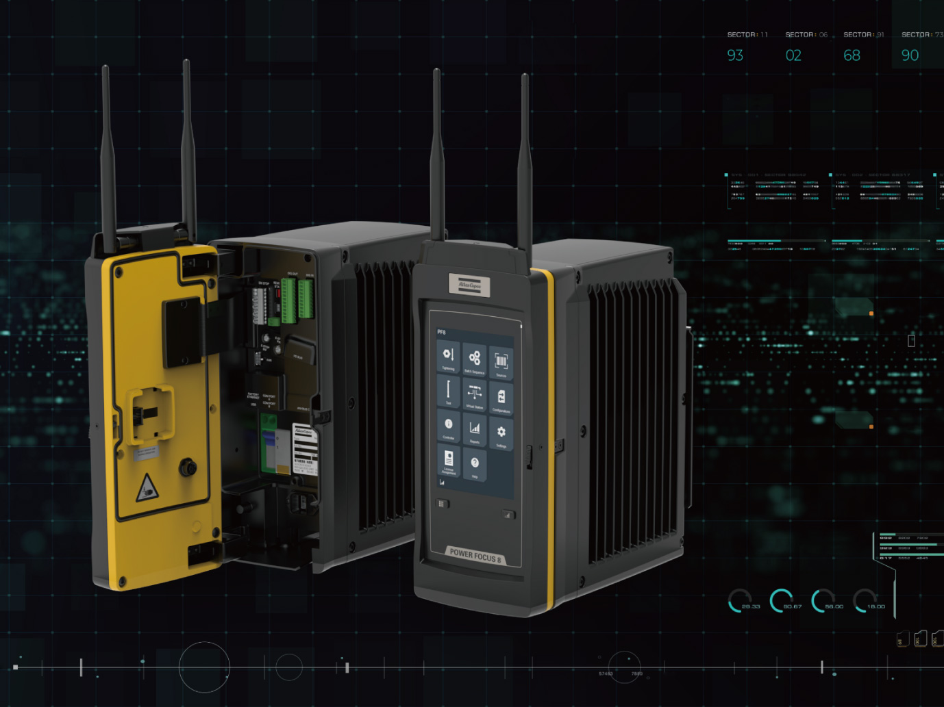 掌上型無線工具控制器